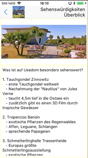 Usedom App für den Urlaub(圖3)-速報App