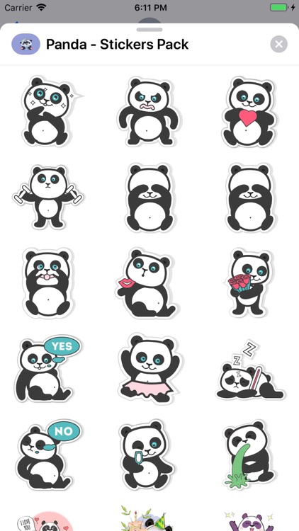 Panda - Stickers Pack