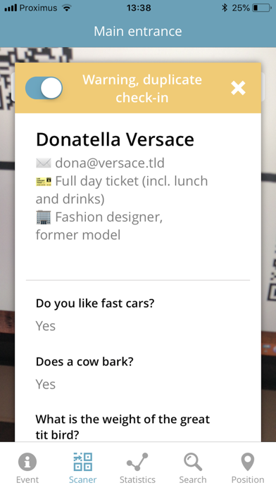 Momice Check-in app screenshot 3