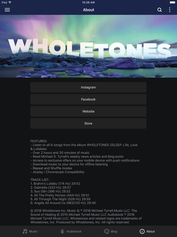 WHOLETONES 2Sleep