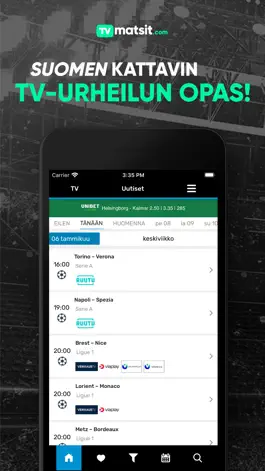 Game screenshot TVmatsit - Urheilua tv:ssä mod apk