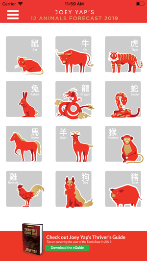 Joey Yap's 12 Animal Signs