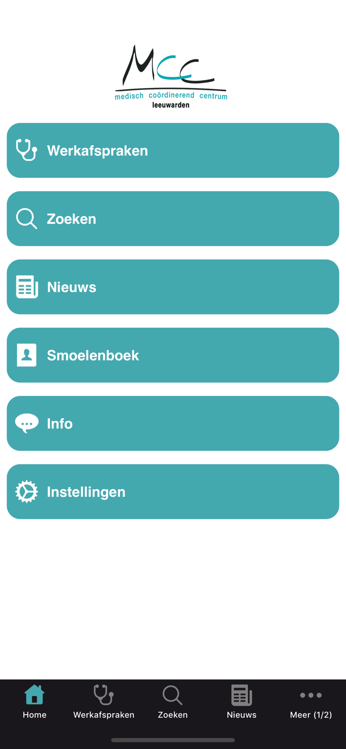 Werkafspraken MCC Leeuwarden