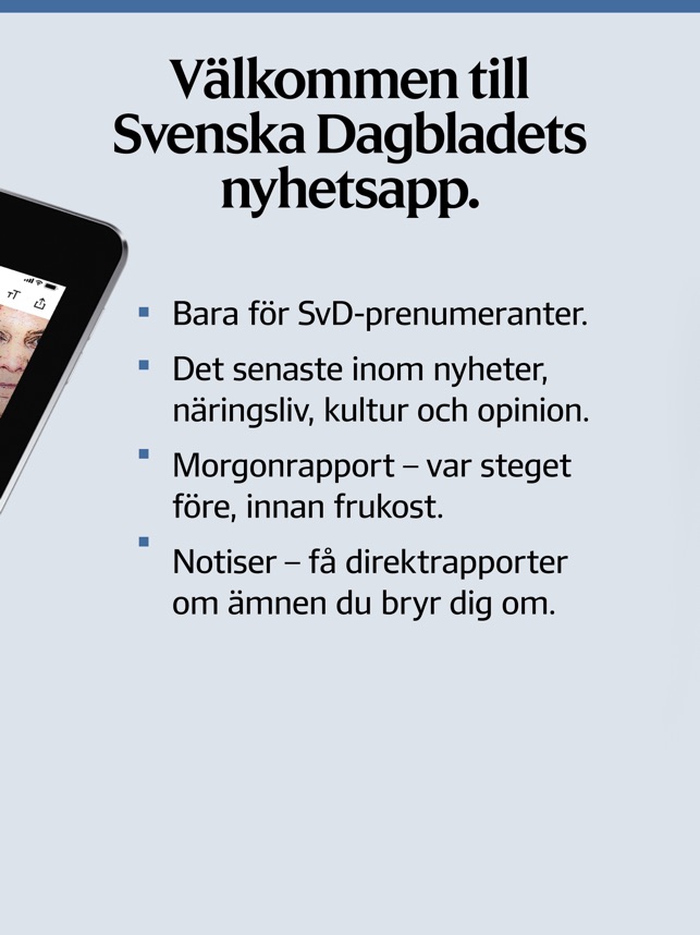 Svenska Dagbladet Im App Store