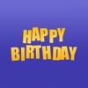 Birthday Stickers - Messages
