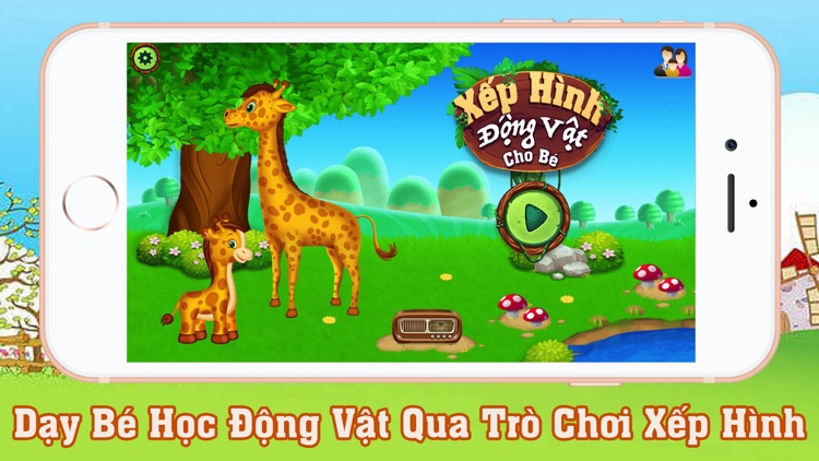 Xếp Hình Động Vật Cho Bé