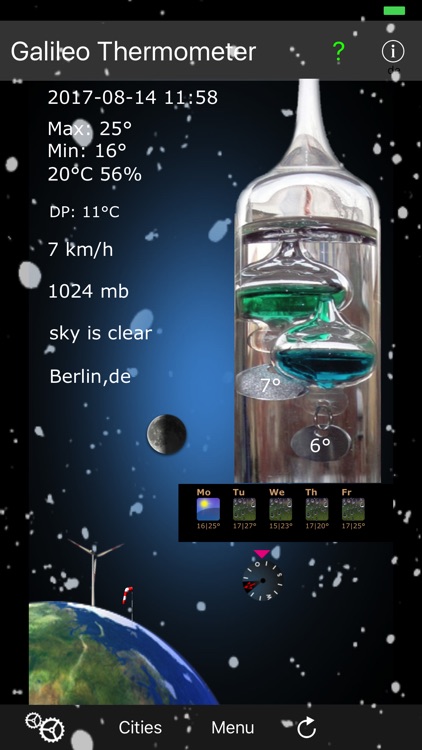 Galileo Thermometer screenshot-4