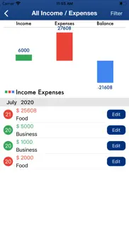 money tracker - daily spending iphone screenshot 2