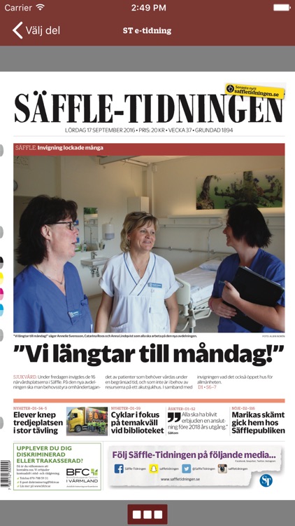 Säffle-Tidningen e-tidning