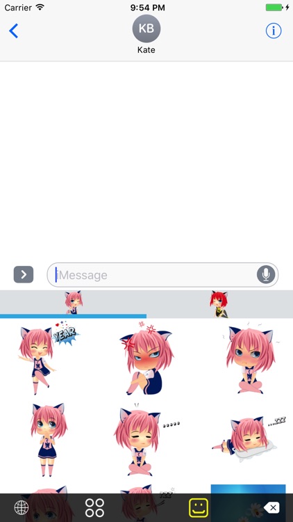 Sira & Mira Chibi Manga Emoji screenshot-3