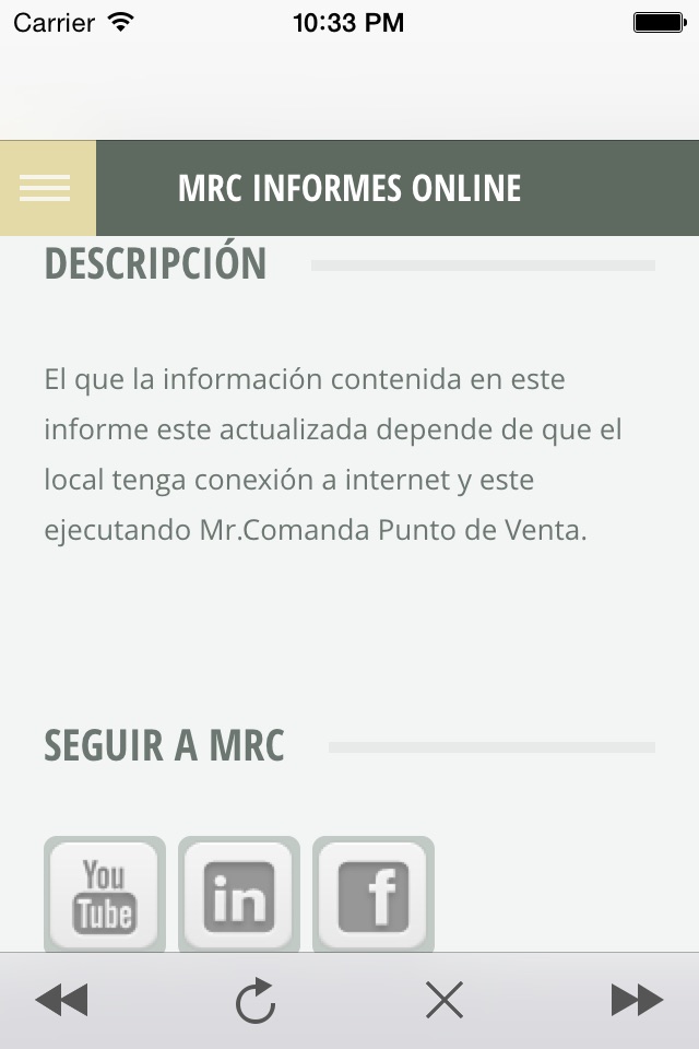 MRC Informes Online screenshot 3