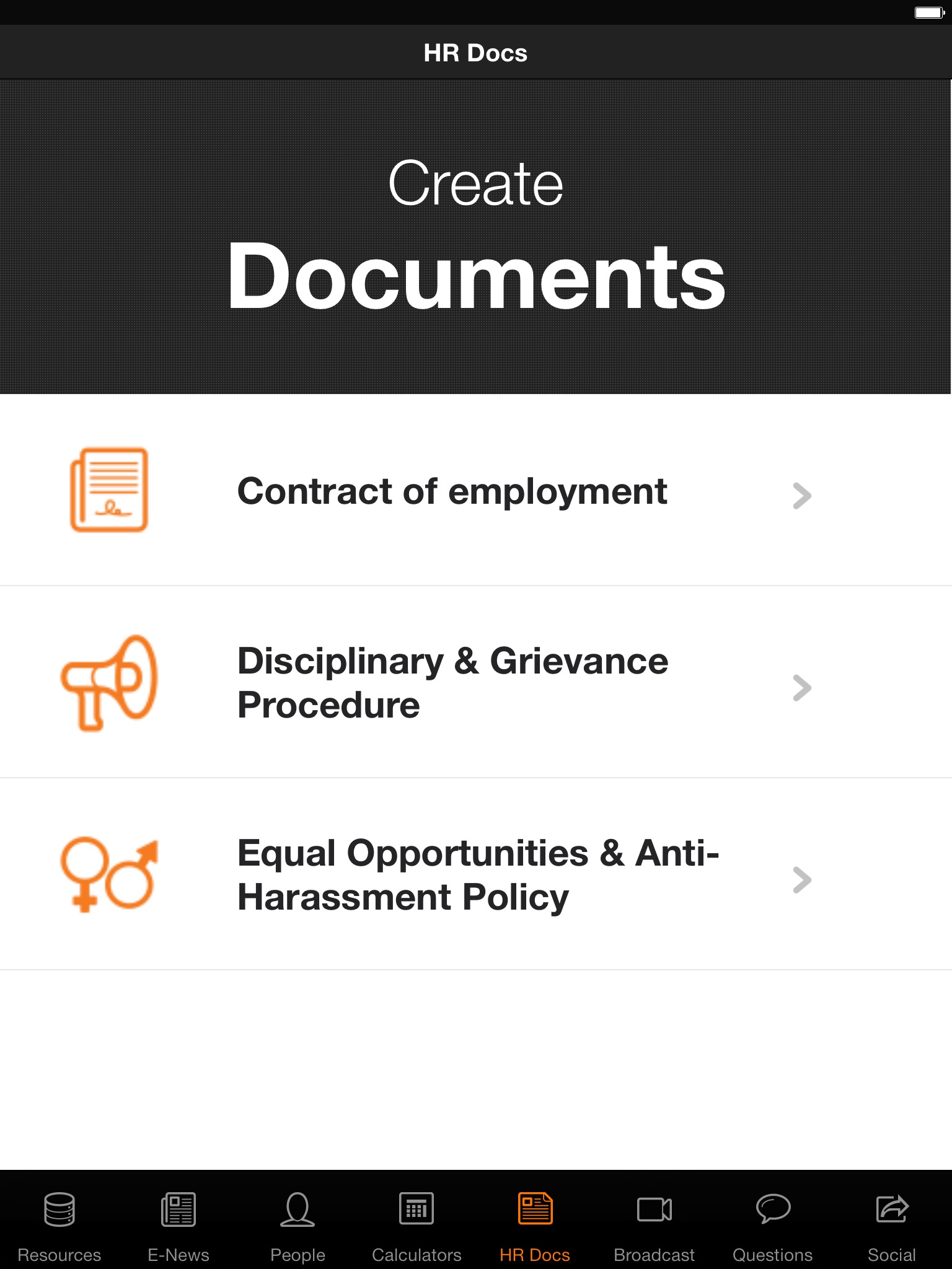 MF HR Mobile screenshot 2