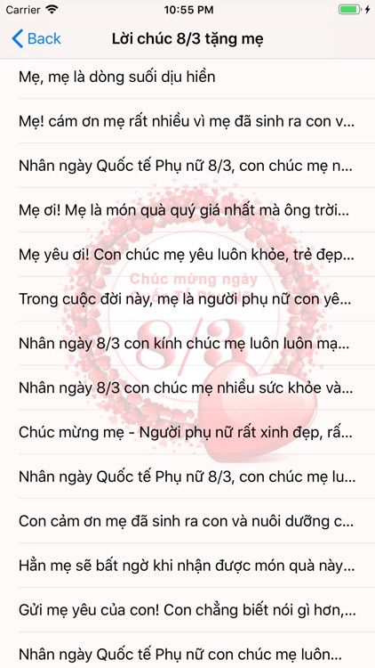 Lời chúc 8/3