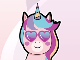 Unicorn Valentine Sticker