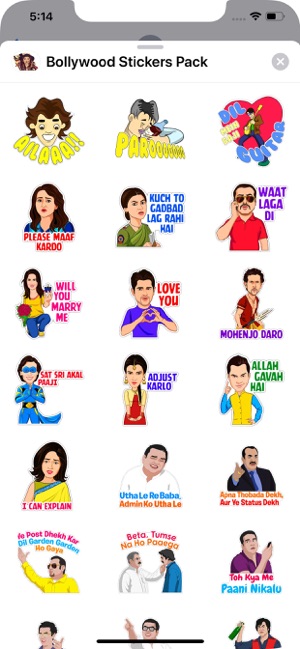 Bollywood Stickers Pack(圖2)-速報App