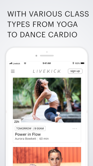 Livekick - Live Virtual Yoga screenshot 4