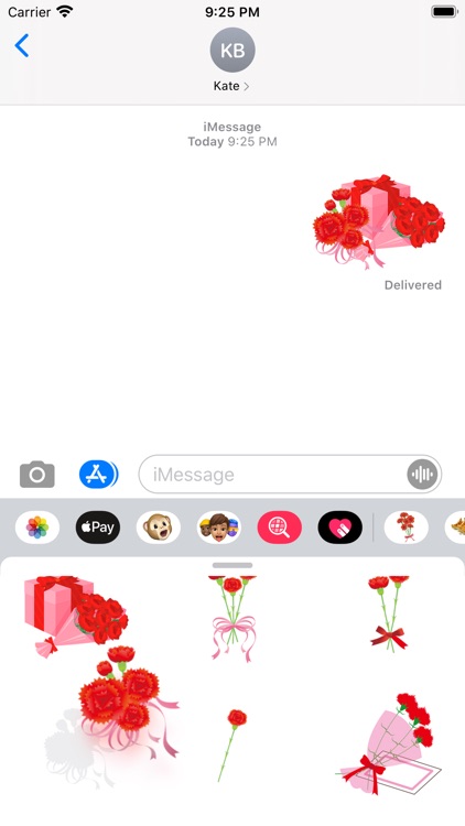 Sticker carnation screenshot-3