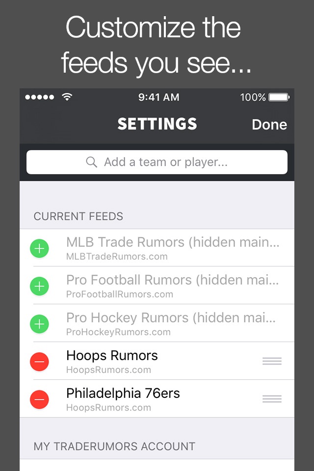 Trade Rumors screenshot 3