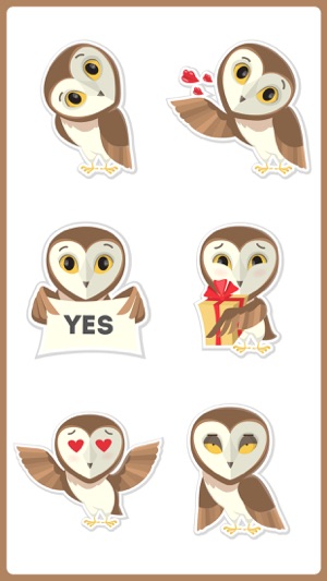 Owl don't Growl Stickers Emoji(圖2)-速報App