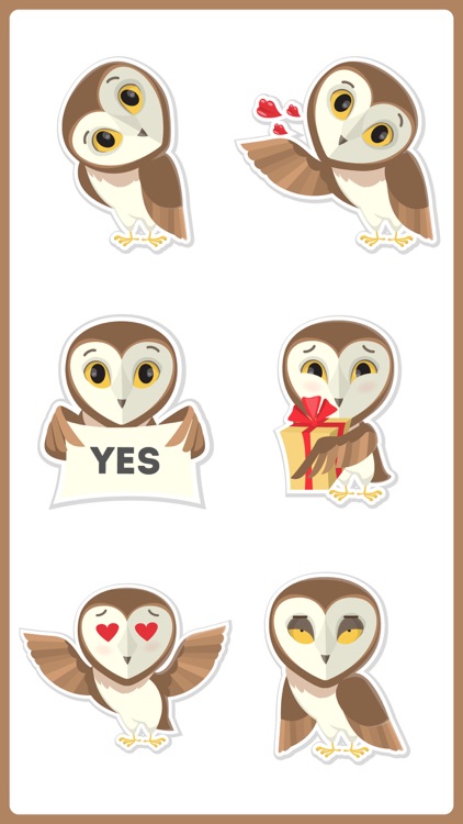 Owl don't Growl Stickers Emoji