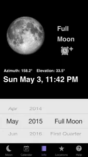 moon calendar iphone screenshot 4