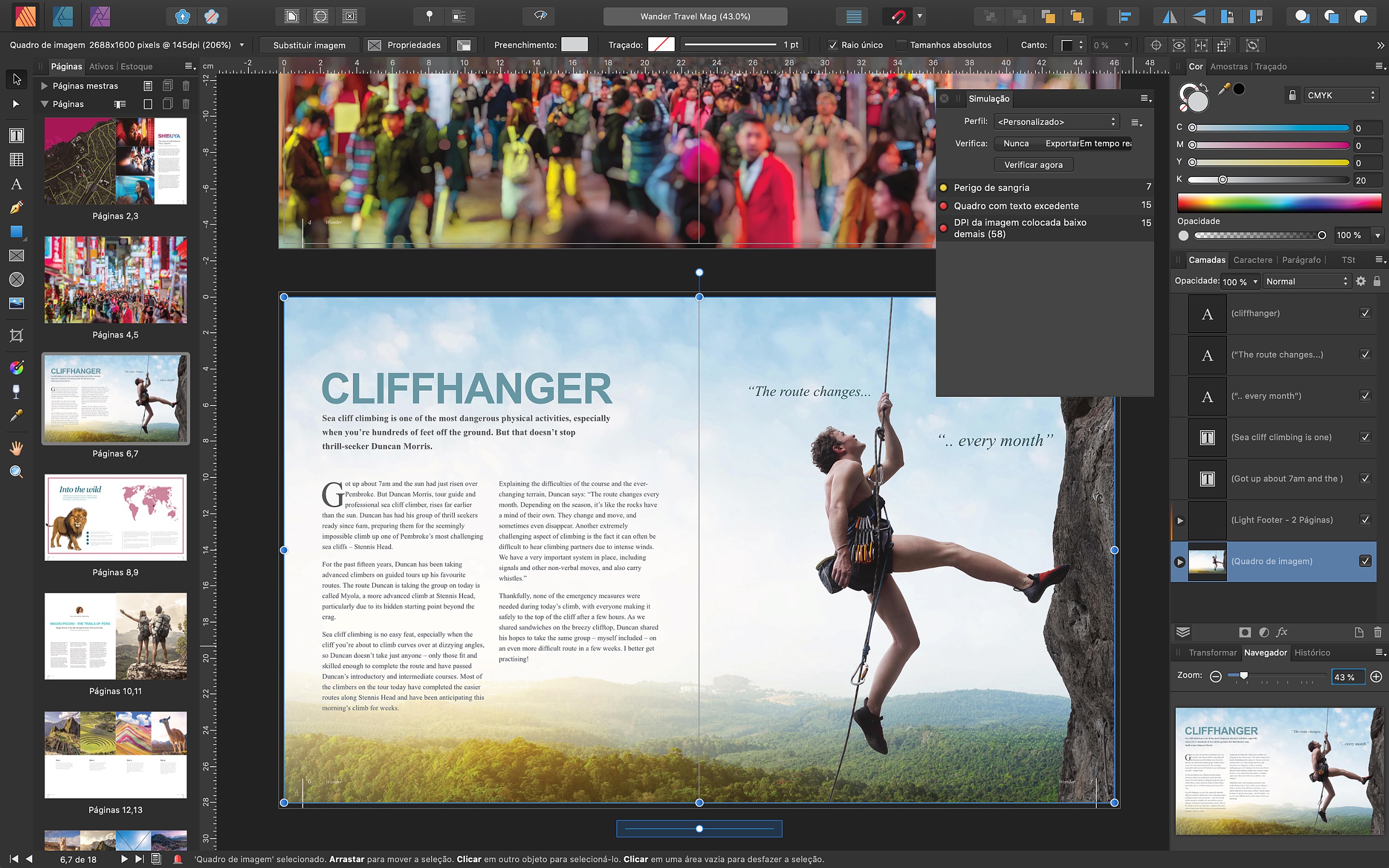 Screenshot do app Affinity Publisher