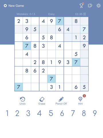 Скриншот из Sudoku - Brain Puzzle Games