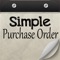 This iPad app is for creating purchase orders on the go