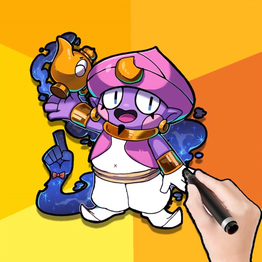 Coloring By number Brawl Stars iOS App