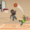Battle opponents in fast paced streetball matches