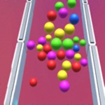 Rolling Balls Pull Rocket 3D