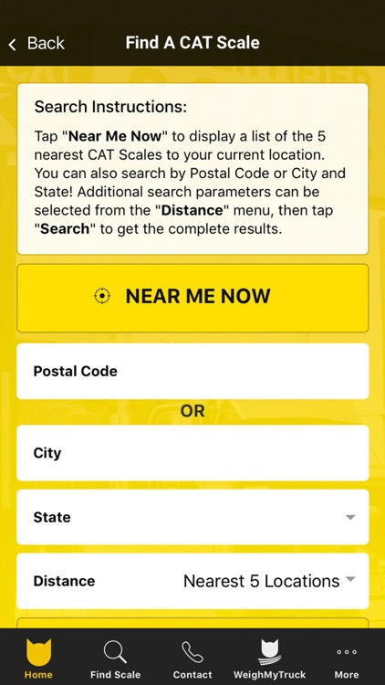 CAT Scale Locator