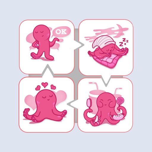 Octopus Emoji Stickers icon