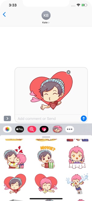 Story Love Stickers Pack(圖6)-速報App