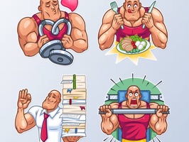 Bodybuilder Emojis