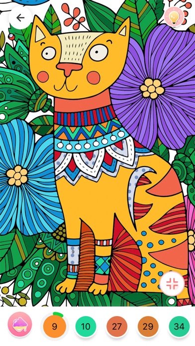 Color By Number - Fun Coloringのおすすめ画像9