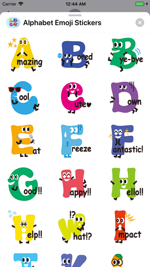 Alphabet Emoji Stickers(圖1)-速報App