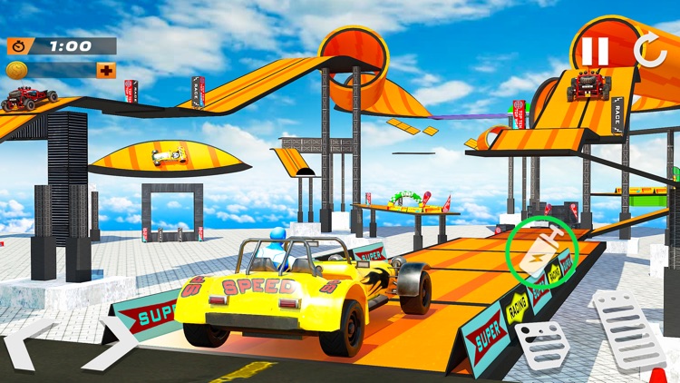 Superheroes Buggy Racing Stunt screenshot-3