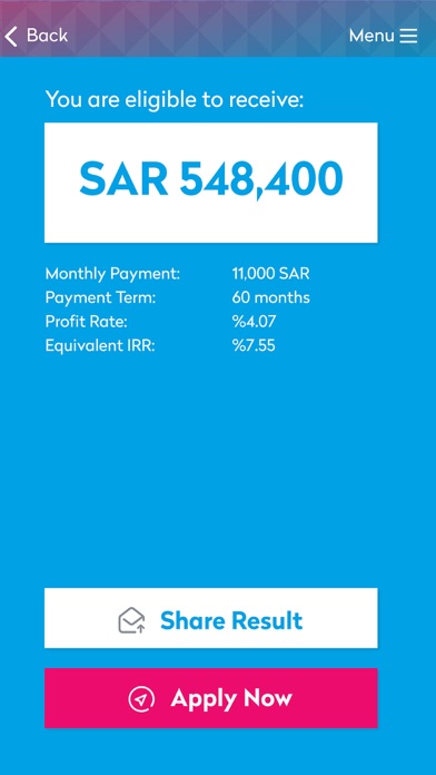 Bidaya E-Mortgage Calculator screenshot 4