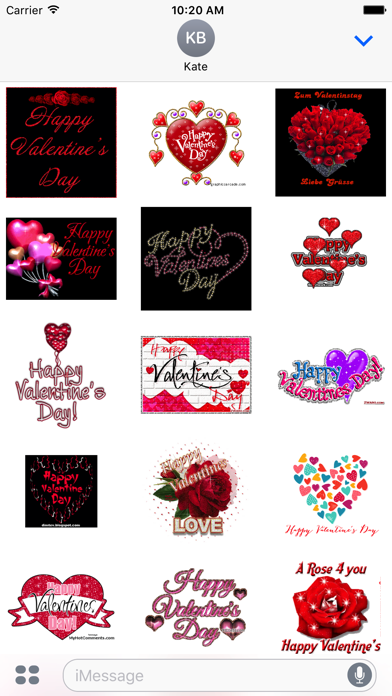 How to cancel & delete Valentine Animated Sticker for iMessage from iphone & ipad 4