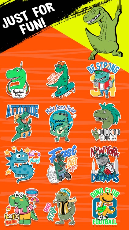 Dinosaur: Animated Stickers