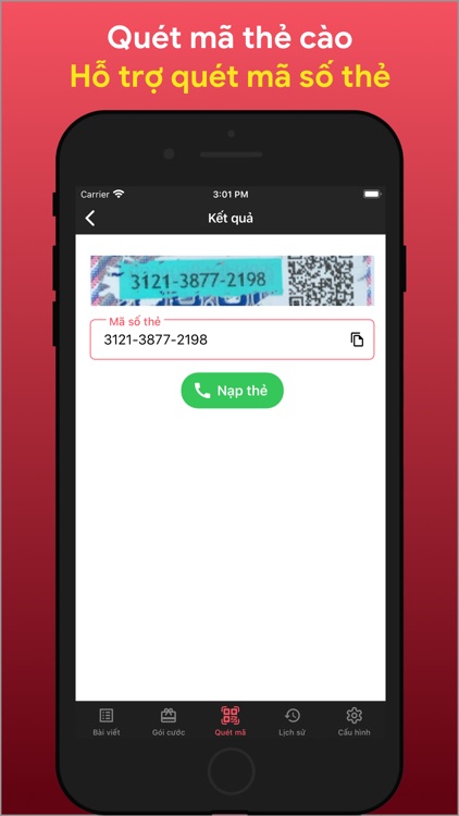 Nạp thẻ cào - Mã QR