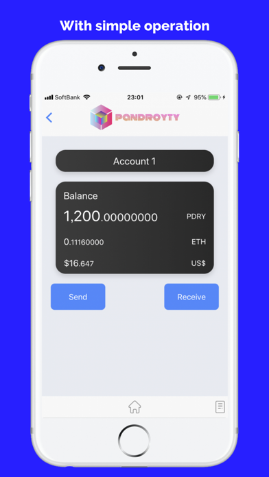 PDRY Wallet screenshot 2