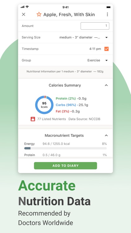 Cronometer · Nutrition Tracker