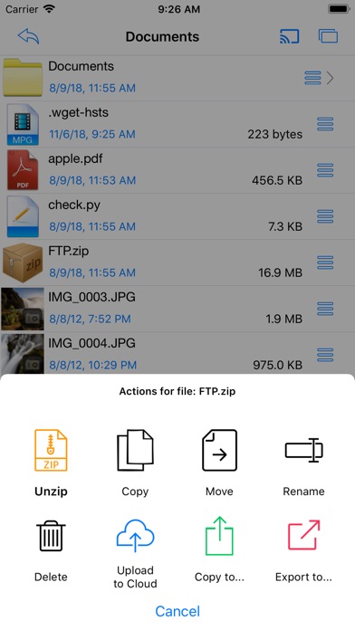 Easy FTP & SFTP Pro Lite screenshot1