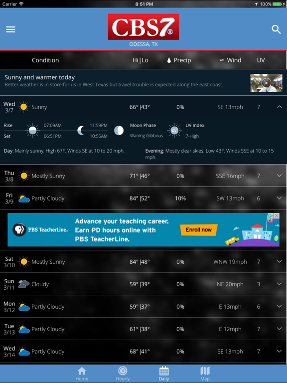 CBS7 Weather screenshot 4
