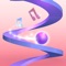 Click on your screen and let the ball dance with the beautiful music, perform a rhythmic sprint to break the glass wall and collect musical symbols so that the upper energy tank reaches full speed as quickly as possible