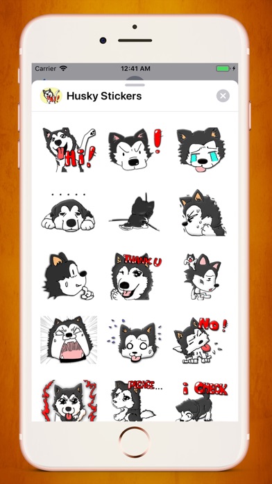 How to cancel & delete Husky Puppy Stickers from iphone & ipad 3