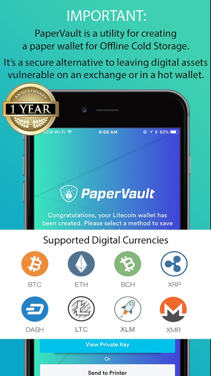 PaperVault:Crypto Cold Storage screenshot-3