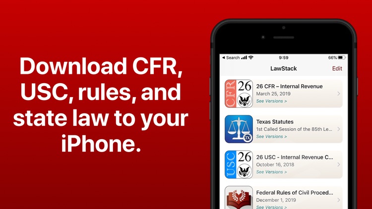 LawStack: CFR,USC,Statutes,Law screenshot-0